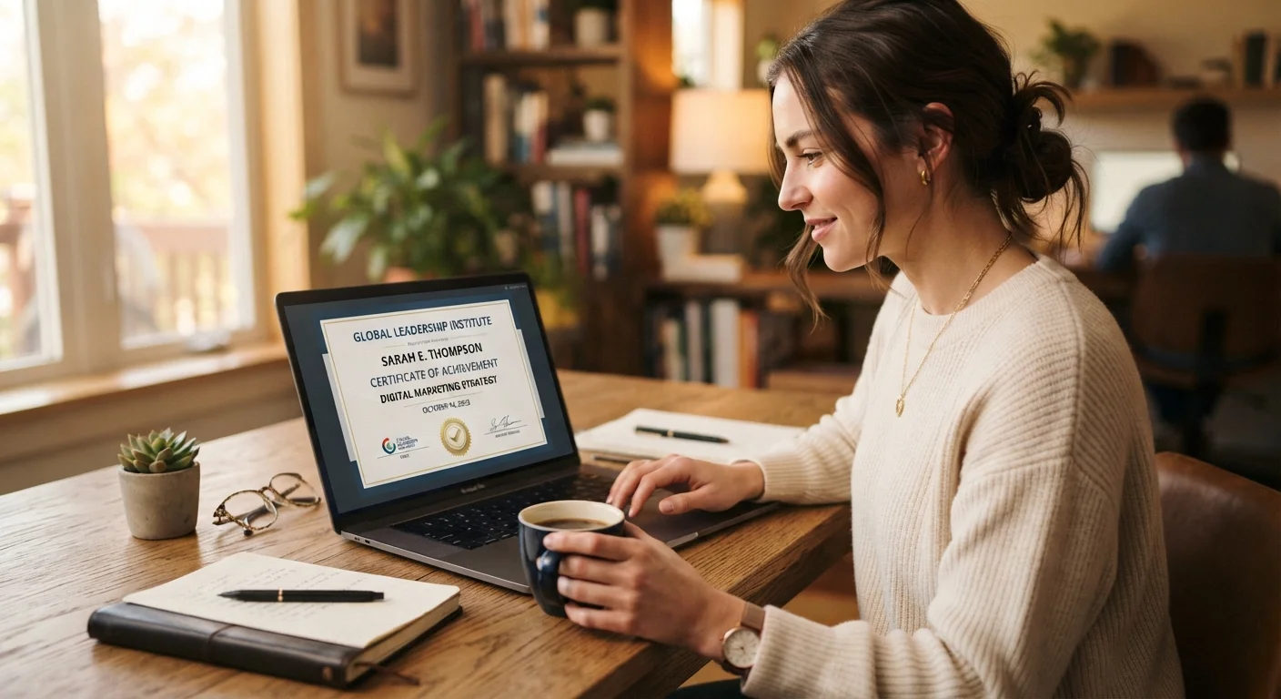 Getting Genuine Value from a Certificate You Earned Online