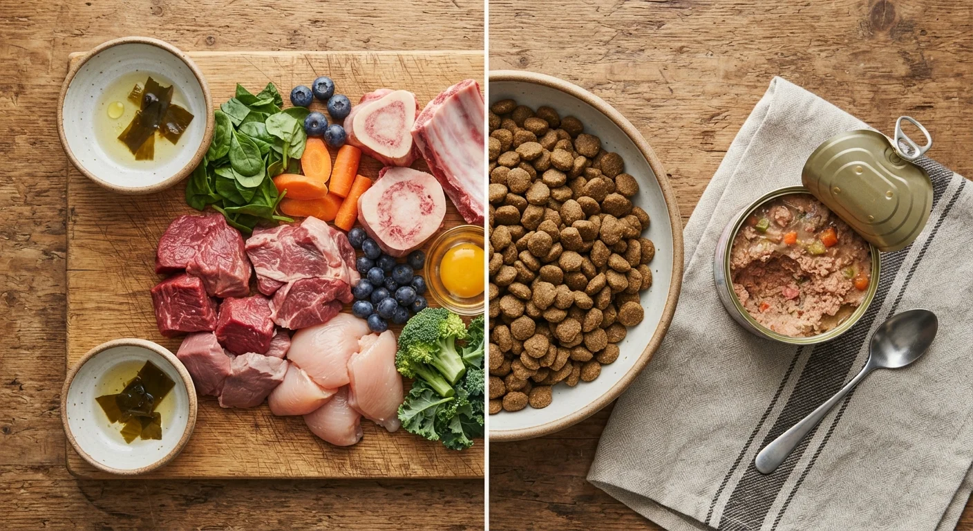 Raw Diet vs. Commercially Prepared Food for Pets