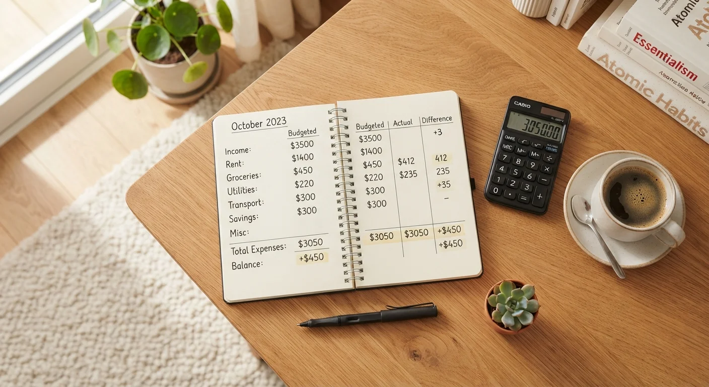 The Monthly Budget Reset: A Practical End-of-Month Review