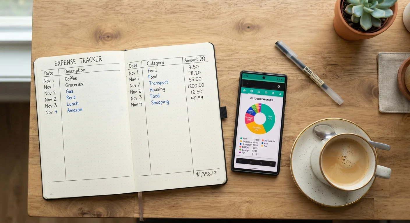 Tracking Your Spending by Hand vs. Using an App