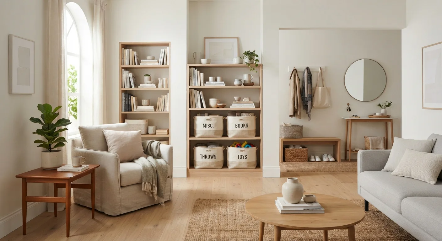 Zones, Labels, and Flow: The Principles That Make Any Room Stay Tidy